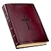 KJV Holy Bible, Super Giant Print Bible, Burgundy Faux Leather Bible w/Thumb Index and Ribbon Marker, Red Letter Edition, King James Version
