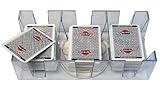 9 Deck Revolving Rotating Canasta Playing Card Tray