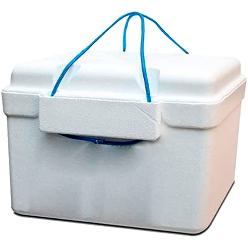 AC - Nevera portatil con cordón, Fabricado en poliestireno Resistente, Ideal para Playa o acampadas, Porta Alimentos, Capacidad de 26L (33 x 45 x 31 cm).