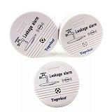 Topvico Water Leak Alarm Flood Sensor Detector 90dB Work Alone Home Security 3 Pack