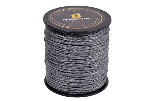 Image of 1mm Nylon Macrame Thread Cord /Dori for Art Craft & DIY Projects (100 MTR, Dark Grey)