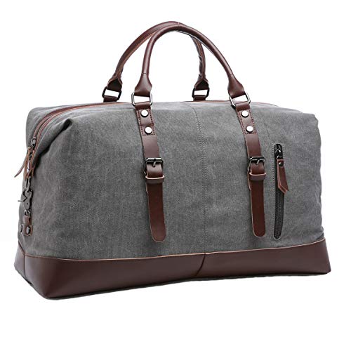 Limirror Sac de voyage vintage en toile pour homme et femme avec grande capacité Cover