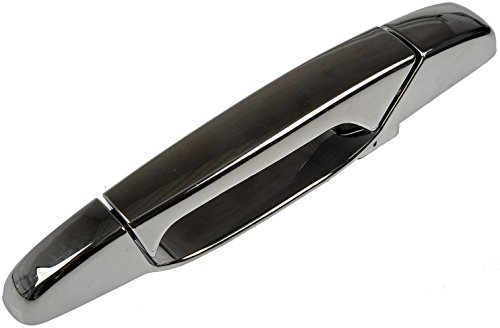 Dorman 80105 Rear Driver Side Exterior Door Handle Compatible With Select Cadillac / Chevrolet / Gmc Models, Chrome , Black #TOP1