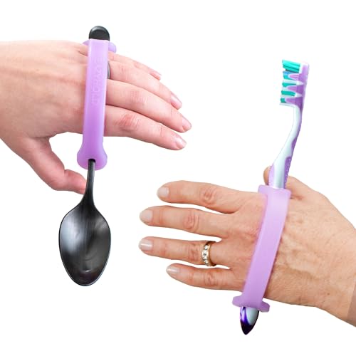 EaZyHold Kitchen 3-Pack - Grip Aid for Cooking, Eating and Drinking - Daily Living Silicone Adaptive Utensils Holder - Image 6