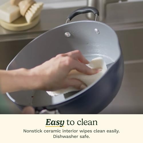 Cuisinart Preferred Pan 4-Pc Set - Sensible Sage Green (4.5 Qt. Multi-Purpose Pan w/Cover, Steamer, Slotted Turner) - image 5