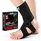 Welnove Drop Foot Brace for Walking，2 Pack AFO Ankle Brace with Arch Support ，Relieve the Instability of Lower Limbs by Foot Drop, MS, TBI, Spinal Cord Injury, Cerebral Palsy (Left & Right, Black)