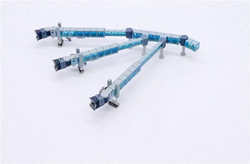 Miniatura 7 de JC Wings Three-Channel Air Passenger Bridge for A380 Blue 1400 ABS Accessories Pre-Built Model
