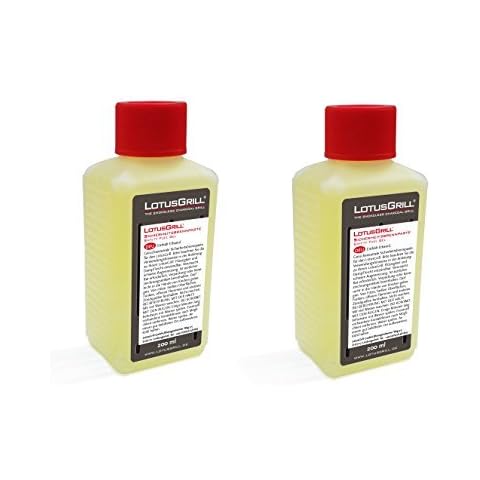 2x LotusGrill Burning Paste 200 ml! Specially developed for the low-smoke charcoal grill / table grill Cover