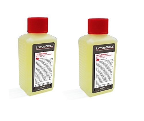 LotusGrill Lot de 2 pâtes combustibles de 200 ml spécialement conçues pour le barbecue à charbon de bois à faible fumée Cover