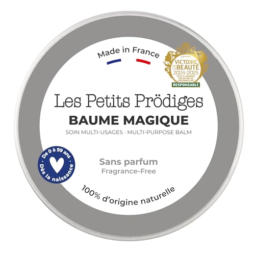 Balsamo Magico Multiuso Senza Odore, 100 ml - Cura Idratante Corpo, Viso Capelli 100% Naturale Qualsiasi Tipo di Pelle - Made in France - Non Testato su Animali - Imballaggio Riciclabile - Les Petit