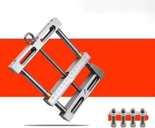 4 Inch Aluminium Alloy Flat Tongs Vise CNC Engraving Milling Machine Bench Drill Vise Parallel-Jaw Vise Max Holding Width 110MM