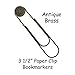 Bookmarker Paperclips with Pad - Pick Color (Qty 25, Antique)