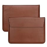 PU Leather Breifcase Stand Carrying sleeve for Lenovo Miix 630 12.3 / Miix 520 12.2 / ThinkPad X1 Tablet G3 (2018) / Eve V 12.3 / HP Envy x2 4G LTE 12.3 / Microsoft Surface Pro LTE 12.3 (Brown)