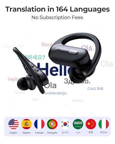 Auriculares inalámbricos Bluetooth 5.3 pantalla de alimentación y ANC GNMN 5