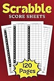 Scrabble Score Sheets: Scrabble Board Game, 120 pages with Size 6 x 9 inches for scorekeeping