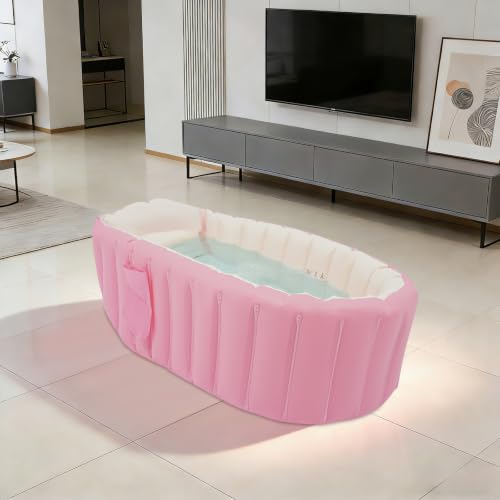 Inflatable Baby Bathtub Portable Travel Tub with Pump for Infant Toddler - Image 5