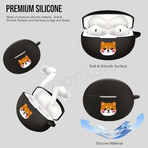 Image of Silicone Case Cover Compatible for OnePlus Buds 4 (Sticker Shiba)