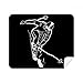 Black Skiing Winter Sport Pattern Cleaning Cloth Screen Cleaner 2pcs Suede Fabric