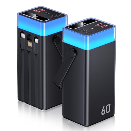 CUZAR Power Bank 60000mAh 22.5W Fast-Charging Portable