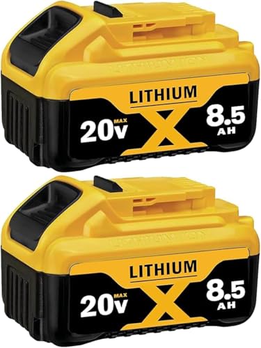 Image of 2PACK 8500mAh Replace for Dewalt 20V Max Batteries Compatible with Dewalt 20V Cordless Power Tools and Chargers