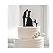 Funny Wedding Cake Toppers, Custom Wedding Cake Topper, Bride and Groom Cake Topper, Pet Dog Cake Topper, Unique Cake Topper.