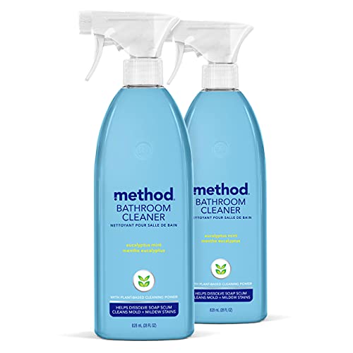 Method Bathroom Cleaner, Eucalyptus Mint, 28 Ounce, 2 Pack, Packaging May Vary #TOP17