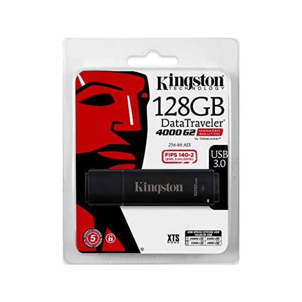 KINGSTON 128Go DT4000G2DM 256bit Encrypt – Bild 4