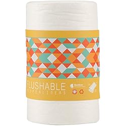 Absorbentes De Pañales Ecologicos 100 hojas Pañales Lavables de Bambú – Pañal de Tela Reutilizables Ecológicos sin perfume trazadores de líneas, Pañales de tela súper absorbente