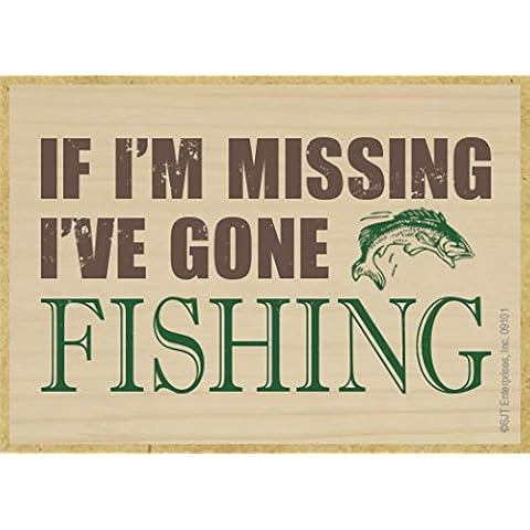 SJT Enterprises Fishing-Themed Wood Magnet Cover