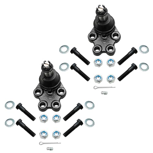 Detroit Axle - RWD Front Lower Ball Joints for 1999-2006 Sierra Silverado 1500 Chevy GMC 1999 2000 2001 2002 2003 2004 2005 2006, 2 Lower Suspension Ball Joints Pair Set Replacement
