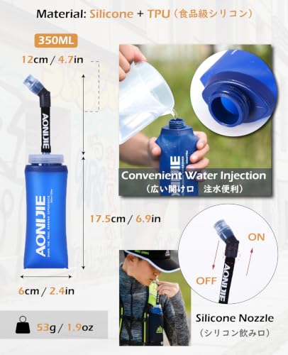 Image of TRIWONDER Running Vest Hydration Pack Backpack for Men & Women, Lightweight Trail Marathon Run Race Vest for Cycling Jogging