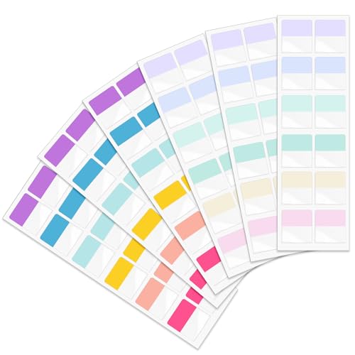 240 Stück Haftstreifen Griffregister Seitenmarker Kleberegister Index Tabs Page Marker Haftmarker Tab Marker Plastik Haftnotizen Klebezettel Pastell Tabs Index Für Lesen Seitenmarkierung Büro