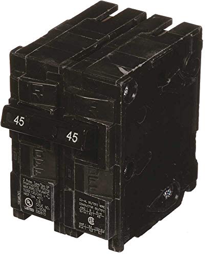 Image of Siemens -HI Q245 45-Amp Double Pole Type QP Circuit Breaker, black