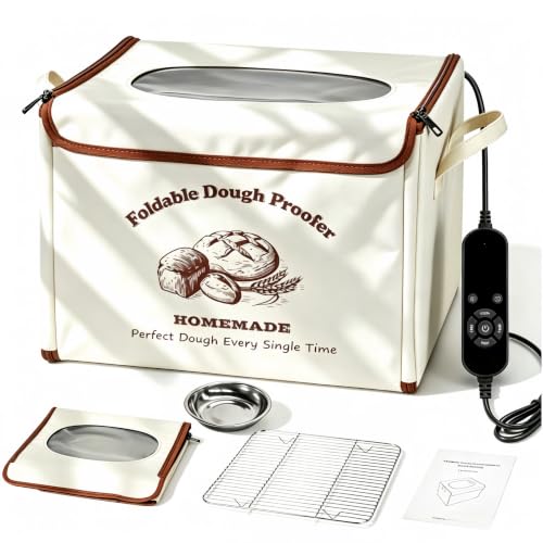 Foldable Bread Proofing Box, 70-122°F PID Dough Proofer with 1-24H Timer