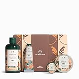 The Body Shop Shea Essentials Gift Set, Shower Cream 250ml, Body Butter 50ml, Hand Balm 30ml, Lip Butter 10ml, Nourishing Body Care Set, 96hr Moisture for Dry Skin, Vegan Skincare Gift