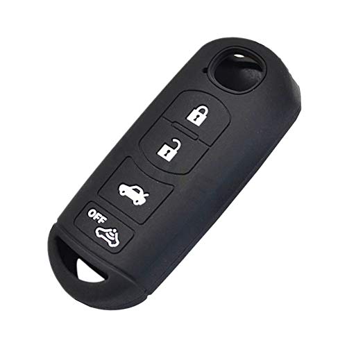 Happyit Cas de Couverture de Clé de Voiture en Silicone pour Mazda 2 3 5 6 CX-3 CX-5 CX-7 CX-9 Vitesse Miata MX5 Télécommande 2 3 4 Boutons (4 Boutons) Happyit Cas de Couverture de Clé de Voiture en Silicone pour Mazda 2 3 5 6 CX-3 CX-5 CX-7 CX-9 Vitesse Miata MX5 Télécommande 2 3 4 Boutons (4 Boutons)