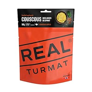Drytech Real Turmat Couscous Linsen Spinat Gericht