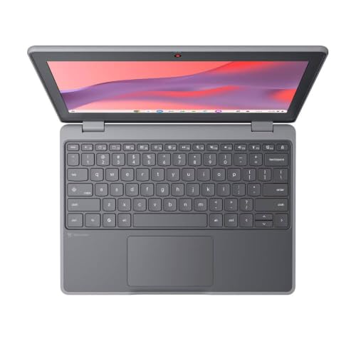 Image of Lenovo Chromebook 100e Gen 5 M89 83T60008US 11.6 inch Touchscreen Chromebook - HD - MediaTek - 8 GB - 64 GB Flash Memory - English (US) Keyboard - Luna Gray - MediaTek Kompanio 540 Chip - 1366 x 768 - Chr