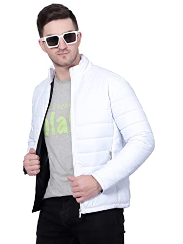 Image of KOTTY Men's Nylon Regular Solid Stylish Designed for Comfort and Warmth Puffer Jacket