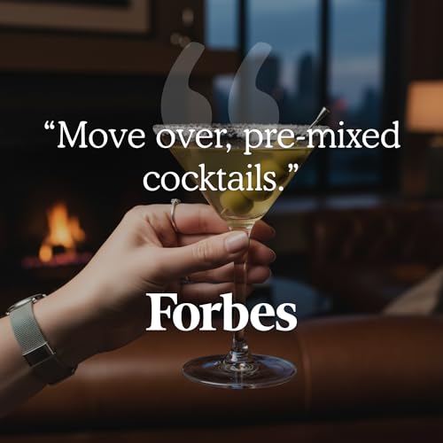 Image of SAYSO: On-the-Go Dirty Martini Kit | Infuses with Cold Water & Spirits for a Premium Craft Cocktail or Mocktail | for Dirty Martini Lovers