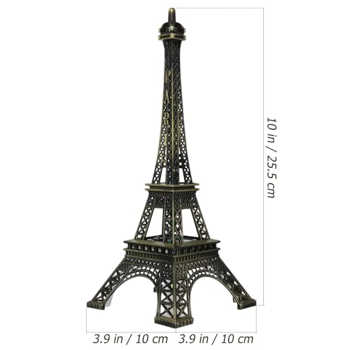 Eiffel Tower Night Light LED Eiffel Tower Lamp Light Up Eiffel Tower Table Lamp Tower Lamp for Living Room Bedroom Tourist Bronze Tower Metal Tower Eiffel Tower Decor by Abaodam - Used condition - Image 2
