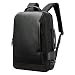 Bopai Anti Theft Backpack 15.6 inch Laptop Business Slim College Shoulder Rucksack Water-Resistant Synthetic Leather Backpack for Men, Black