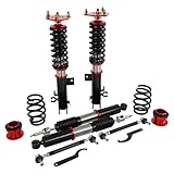 SCITOO Adjustable Damper Coilover Suspensions Shock Struts Kits Assembly Shocks Struts fit for Mazda 3 2014 2015 2016 2017 2018