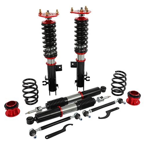 SCITOO Adjustable Damper Coilover Suspensions Shock Struts Kits Assembly Shocks Struts fit for Mazda 3 2014 2015 2016 2017 2018