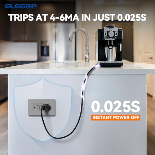 Prise GFI auto-testée ELEGRP étanche et inviolable 15A - 2