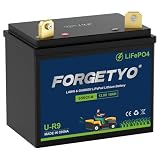 U-R9 Riding Lawn Mower Battery, 12V 10Ah 650CCA Lithium LiFe...