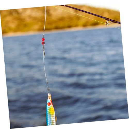 Mikikit 6pcs Practical Saltwater Fishing Leaders Lure Leader Wire miniatura 5
