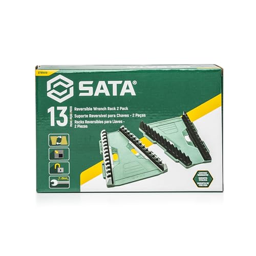 SATA Suporte reversível para chaves inglesas, 13 peças, pacote com 2, ST95410