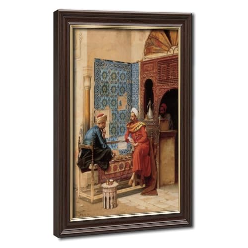 Impression sur toile The Chess Game Ludwig Deutsch Déco Bureau 20x30