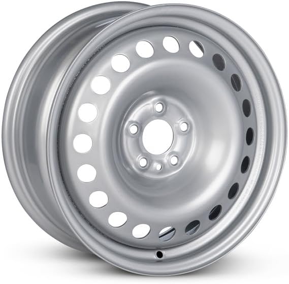 New 16x6.5 inch OEM Direct Replacement Steel Wheel for Dodge Promaster City 2015–2022 5-98mm Silver 16 in Rim 68263170AA